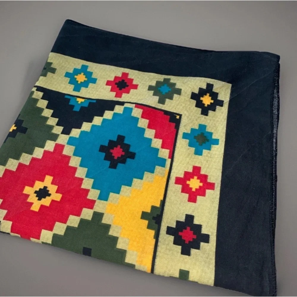 SOUTHWESTERN Bandanna Cotton, Poly USA Made‎ Vintage Multiple Colors